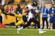 Pittsburgh's defense has yielded 400 or more yards in each of the last three games.