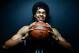 NEW YORK, NY - SEPTEMBER 24: Jarrett Allen #31 of the Brooklyn Nets poses for a portrait during Media Day at the HSS Training Facility on September 24, 2018 in New York City. NOTE TO USER: User expressly acknowledges and agrees that, by downloading and