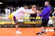 SAN DIEGO, CA - SEPTEMBER 30: Lonzo Ball #2 of the Los Angeles Lakers works out with a trainer before a preseason game against the Denver Nuggets at Valley View Casino Center on September 30, 2018 in San Diego, California. (Photo by Harry How/Getty Image