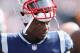 FOXBOROUGH, MA - SEPTEMBER 30: Josh Gordon #10 of the New England Patriots looks on during the first half against the Miami Dolphins at Gillette Stadium on September 30, 2018 in Foxborough, Massachusetts. (Photo by Maddie Meyer/Getty Images)