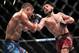 Nurmagomedov lands a right on Al Iaquinta at UFC 223.