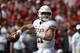 DALLAS, TX - OCTOBER 06: Sam Ehlinger #11 of the Texas Longhorns during the 2018 AT&T Red River Showdown at Cotton Bowl on October 6, 2018 in Dallas, Texas. (Photo by Ronald Martinez/Getty Images)