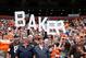 CLEVELAND, OH - OCTOBER 07: Cleveland Browns fans hold up letters spelling BAKER in support of quarterback Baker Mayfield during the game against the Baltimore Ravens at FirstEnergy Stadium on October 7, 2018 in Cleveland, Ohio. The Browns won 12-9 in ove