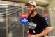 ATLANTA, GA - OCTOBER 08: Clayton Kershaw #22 of the Los Angeles Dodgers celebrates in the locker room after winning Game Four to clinch the National League Division Series with a score of 6-2 over the Atlanta Braves at Turner Field on October 8, 2018 i