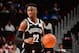 DETROIT, MI - OCTOBER 8: Caris LeVert #22 of the Brooklyn Nets handles the ball against the Detroit Pistons during a pre-season game on October 8, 2018 at Little Caesars Arena in Detroit, Michigan. NOTE TO USER: User expressly acknowledges and agrees tha