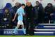 LEICESTER, ENGLAND - DECEMBER 19: Pep Guardiola the head coach / manager of Manchester City and Phil Foden of Manchester City during the Carabao Cup Quarter-Final match between Leicester City and Manchester City at The King Power Stadium on December 19, 2