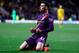 Manchester City's English midfielder Phil Foden celebrates scoring his team's third goal during the English League Cup third round football match between Oxford United and Manchester City at the Kassam Stadium in Oxford, west of London, on September 25, 2