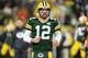 GREEN BAY, WI - OCTOBER 15: Aaron Rodgers #12 of the Green Bay Packers participates in warmups prior to a game against the San Francisco 49ers at Lambeau Field on October 15, 2018 in Green Bay, Wisconsin. (Photo by Stacy Revere/Getty Images)