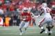 COLUMBUS, OH - SEPTEMBER 08: Nick Bosa #97 of the Ohio State Buckeyes in action during the game against the Rutgers Scarlet Knights at Ohio Stadium on September 8, 2018 in Columbus, Ohio. Ohio State won 52-3. (Photo by Joe Robbins/Getty Images)