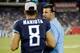 Mariota and Titans head coach Mike Vrabel