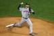 BOSTON, MA - OCTOBER 13: Justin Verlander #35 of the Houston Astros delivers the pitch during the first inning against the Boston Red Sox in Game One of the American League Championship Series at Fenway Park on October 13, 2018 in Boston, Massachusetts.