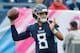 NASHVILLE, TN - OCTOBER 14: Quarterback Marcus Mariota #8 of the Tennessee Titans plays against the Baltimore Ravens at Nissan Stadium on October 14, 2018 in Nashville, Tennessee. (Photo by Frederick Breedon/Getty Images)