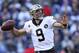BALTIMORE, MD - OCTOBER 21: Quarterback Drew Brees #9 of the New Orleans Saints looks to pass against the Baltimore Ravens at M&T Bank Stadium on October 21, 2018 in Baltimore, Maryland. (Photo by Patrick Smith/Getty Images)