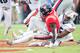 OXFORD, MS - OCTOBER 20: Defensive back Jordyn Peters #15 of the Auburn Tigers tackles wide receiver A.J. Brown #1 of the Mississippi Rebels at Vaught-Hemingway Stadium on October 20, 2018 in Oxford, Mississippi. (Photo by Michael Chang/Getty Images)