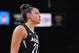 LAS VEGAS, NV - AUGUST 15: Kayla McBride #21 of the Las Vegas Aces stands on the court during her team's game against the New York Liberty at the Mandalay Bay Events Center on August 15, 2018 in Las Vegas, Nevada. The Aces won 85-72. NOTE TO USER: User e