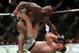 Lewis finishing off Alexander Volkov.