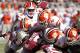 TALLAHASSEE, FL - OCTOBER 27: A group of Clemson Tigers defenders make a tackle for loss against Jacques Patrick #9 of the Florida State Seminoles during the game at Doak Campbell Stadium on October 27, 2018 in Tallahassee, Florida. Clemson won 59-10. (Ph