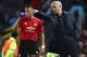 MANCHESTER, ENGLAND - OCTOBER 02: Jose Mourinho, Manager of Manchester United gives Alexis Sanchez of Manchester United instructions during the Group H match of the UEFA Champions League between Manchester United and Valencia at Old Trafford on October 2