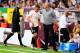 BURNLEY, ENGLAND - SEPTEMBER 02: Alexis Sanchez of Manchester United is hugged by Manager of Manchester United Jose Mourinho after being substituted during the Premier League match between Burnley FC and Manchester United at Turf Moor on September 2, 2018