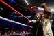 LAS VEGAS, NV - MAY 02: Floyd Mayweather Jr. in the ring before taking on Manny Pacquiao in their welterweight unification championship bout on May 2, 2015 at MGM Grand Garden Arena in Las Vegas, Nevada. (Photo by Al Bello/Getty Images)