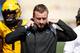 West Virginia offensive coordinator Jake Spavital.