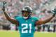 JACKSONVILLE, FL - SEPTEMBER 16: A.J. Bouye #21 of the Jacksonville Jaguars looks to the fans in the second half of their game against the New England Patriots at TIAA Bank Field on September 16, 2018 in Jacksonville, Florida. (Photo by Scott Halleran/G