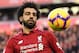 Liverpool's Egyptian midfielder Mohamed Salah eyes the ball during the English Premier League football match between Liverpool and Cardiff City at Anfield in Liverpool, north west England on October 27, 2018. (Photo by Paul ELLIS / AFP) / RESTRICTED TO ED