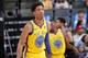 SACRAMENTO, CA - MARCH 31: Patrick McCaw #0 of the Golden State Warriors looks on during the game against the Sacramento Kings on March 31, 2018 at Golden 1 Center in Sacramento, California. NOTE TO USER: User expressly acknowledges and agrees that, by do