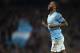 MANCHESTER, ENGLAND - NOVEMBER 07: Raheem Sterling of Manchester City celebrates scoring during the Group F match of the UEFA Champions League between Manchester City and FC Shakhtar Donetsk at Etihad Stadium on November 7, 2018 in Manchester, United King