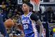 INDIANAPOLIS, IN - NOVEMBER 7: Markelle Fultz #20 of the Philadelphia 76ers handles the ball against the Indiana Pacers on November 7, 2018 at Bankers Life Fieldhouse in Indianapolis, Indiana. NOTE TO USER: User expressly acknowledges and agrees that, by