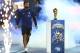 France's forward Nabil Fekir walks past the 2018 World Cup trophy before the lap of honour at the end of the UEFA Nations League football match between France and Netherlands at the Stade de France stadium, in Saint-Denis, northern of Paris, on September