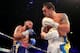 MANCHESTER, ENGLAND - NOVEMBER 10: Oleksandr Usyk of Ukraine punches Tony Bellew of England during the WBC, WBA, WBO, IBF & Ring Magazine World Cruiserweight Title Fight between Oleksandr Usyk and Tony Bellew during the WBC, WBA, WBO, IBF & Ring Magazine