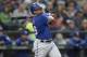 SEATTLE, WA - SEPTEMBER 29: Adrian Beltre #29 of the Texas Rangers hits a one-run double off of starting pitcher James Paxton #65 of the Seattle Mariners that scored Rougned Odor #12 of the Texas Rangers during the twelfth inning of a game at Safeco Field