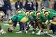 SOUTH BEND, IN - NOVEMBER 10: Notre Dame Fighting Irish face off at the line of scrimmage against the Florida State Seminoles during the game at Notre Dame Stadium on November 10, 2018 in South Bend, Indiana. Notre Dame won 42-13. (Photo by Joe Robbins/Ge