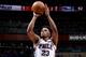 ORLANDO, FL - NOVEMBER 14: Jimmy Butler #23 of the Philadelphia 76ers shoots the ball against the Orlando Magic on November 14, 2018 at Amway Center in Orlando, Florida. NOTE TO USER: User expressly acknowledges and agrees that, by downloading and/or usin