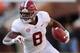 KNOXVILLE, TN - OCTOBER 20: Josh Jacobs #8 of the Alabama Crimson Tide runs for yards during the first half of the game between the Alabama Crimson Tide and the Tennessee Volunteers at Neyland Stadium on October 20, 2018 in Knoxville, Tennessee. Alabama w
