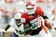 In three years at Oklahoma, Adrian Peterson averaged 5.4 yards per carry and scored 41 touchdowns on the ground.