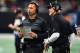 ATLANTA, GA - SEPTEMBER 30: Atlanta Falcons offensive commander in Steve Sarkisian, second place in the second half, against Cincinnati Bengals, at Mercedes-Benz Stadium, Atlanta, Georgia on September 30, 2018. (Photo: Scott Cunningham / Getty Im
