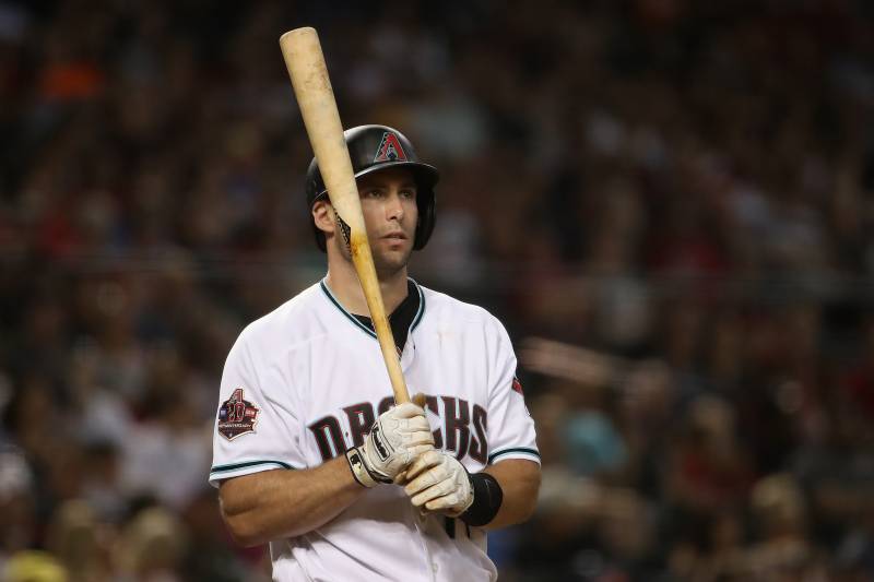 PHOENIX, AZ - JUNE 29: Paul Goldschmidt #44 of the Arizona Diamondbacks bats against the San Francisco Giants during the MLB game at Chase Field on June 29, 2018 in Phoenix, Arizona. (Photo by Christian Petersen/Getty Images)