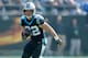 CHARLOTTE, NC - NOVEMBER 25: Christian McCaffrey #22 of the Carolina Panthers runs against the Seattle Seahawks during the second half of their game at Bank of America Stadium on November 25, 2018 in Charlotte, North Carolina. The Seahawks won 30-27. (P