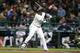 SEATTLE - SEPTEMBER 24: Robinson Canó #22 of the Seattle Mariners bats during the game against the Oakland Athletics at Safeco Field on September 24, 2018 in Seattle, Washington. The Athletics defeated the Mariners 7-3. (Photo by Rob Leiter/MLB Photos