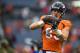DENVER, CO - NOVEMBER 4: Tight end Matt LaCosse #83 of the Denver Broncos catches a ball during player warm ups before a game against the Houston Texans at Broncos Stadium at Mile High on November 4, 2018 in Denver, Colorado. (Photo by Dustin Bradford/Ge