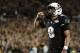 ORLANDO, FLORIDA - DECEMBER 01: Darriel Mack Jr. #8 of the UCF Knights celebrates after running in a touchdown in the fourth quarter of the American Athletic Championship against the Memphis Tigers at Spectrum Stadium on December 01, 2018 in Orlando, Flor