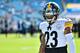 JACKSONVILLE, FL - NOVEMBER 18: Joe Haden #23 of the Pittsburgh Steelers warms up before the game between the Jacksonville Jaguars and the Pittsburgh Steelers at TIAA Bank Field on November 18, 2018 in Jacksonville, Florida. (Photo by Julio Aguilar/Getty