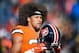 DENVER, CO - NOVEMBER 25: Running back Phillip Lindsay #30 of the Denver Broncos stands on the field during player warm ups before a game against the Pittsburgh Steelers at Broncos Stadium at Mile High on November 25, 2018 in Denver, Colorado. (Photo by
