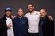 LAS VEGAS, NV - MARCH 03: Brian Ortega poses for a portrait backstage with his team after his victory over Frankie Edgar during the UFC 222 event inside T-Mobile Arena on March 3, 2018 in Las Vegas, Nevada. (Photo by Mike Roach/Zuffa LLC/Zuffa LLC via G