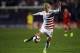 FRISCO, TX - OCTOBER 17: Megan Rapinoe #15 of the United States controls the ball against Canada during the CONCACAF Women's Championship final match at Toyota Stadium on October 17, 2018 in Frisco, Texas. (Photo by Ronald Martinez/Getty Images)