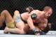 TORONTO, ON - DECEMBER 8: Gunnar Nelson (top) of Iceland fights against Alex Oliveira of Brazil in a welterweight bout during the UFC 231 event at Scotiabank Arena on December 8, 2018 in Toronto, Canada. (Photo by Vaughn Ridley/Getty Images)