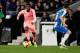CORNELLA, SPAIN - DECEMBER 8: (L-R) Ousmane Dembele of FC Barcelona, Javi Lopez of Espanyol during the La Liga Santander match between Espanyol v FC Barcelona at the RCDE Stadium on December 8, 2018 in Cornella Spain (Photo by Jeroen Meuwsen/Soccrates/Ge