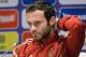 Spain's football national team player Juan Mata gives a press conference at Olympiysky stadium in Kiev on October 11, 2015, on the eve of the Euro 2016 qualifying football match between Ukraine and Spain. AFP PHOTO / GENYA SAVILOV (Photo credit sho
